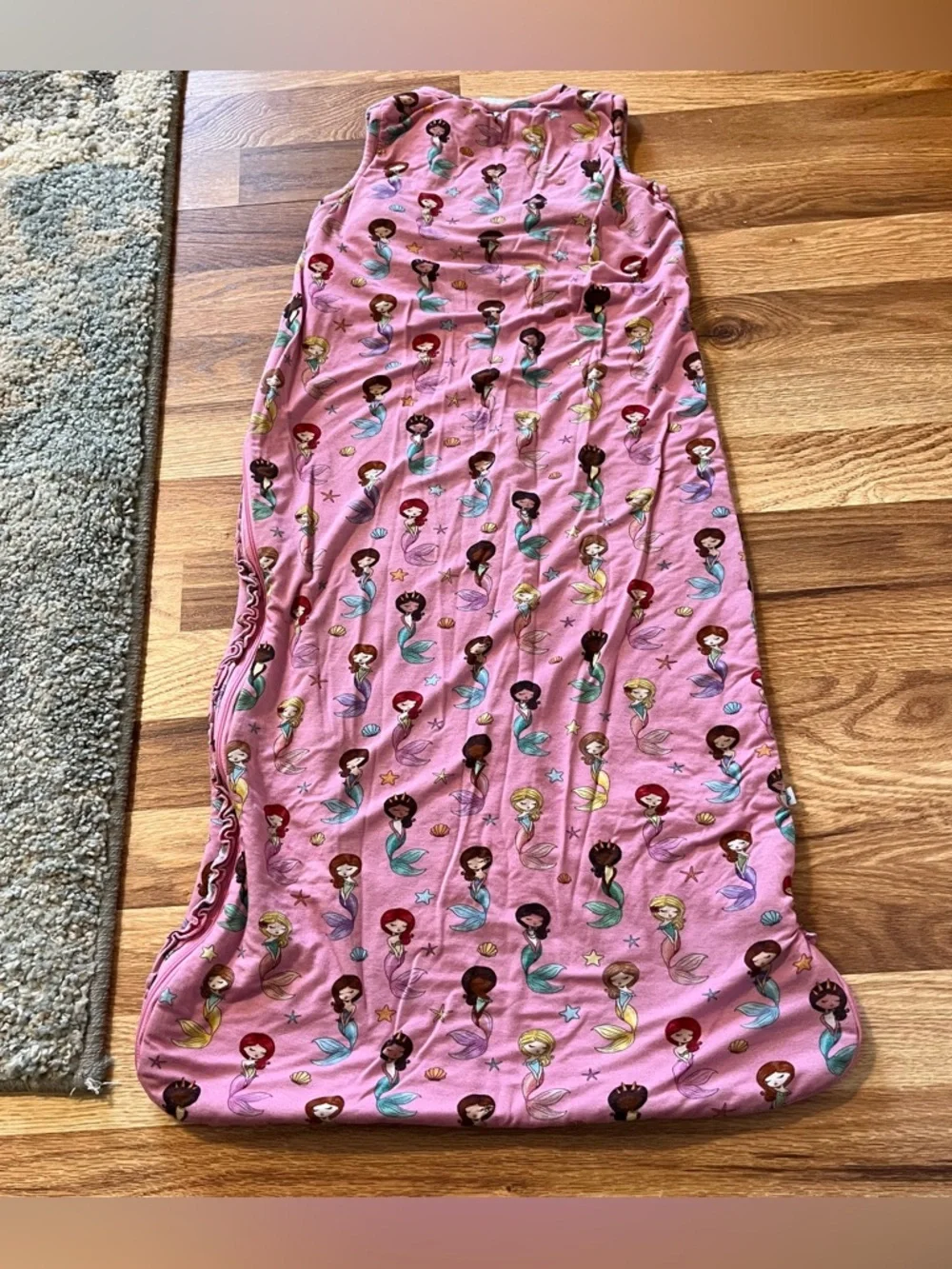 Posh Peanut Sleep Sack Pink Mermaid Size 6-18 month